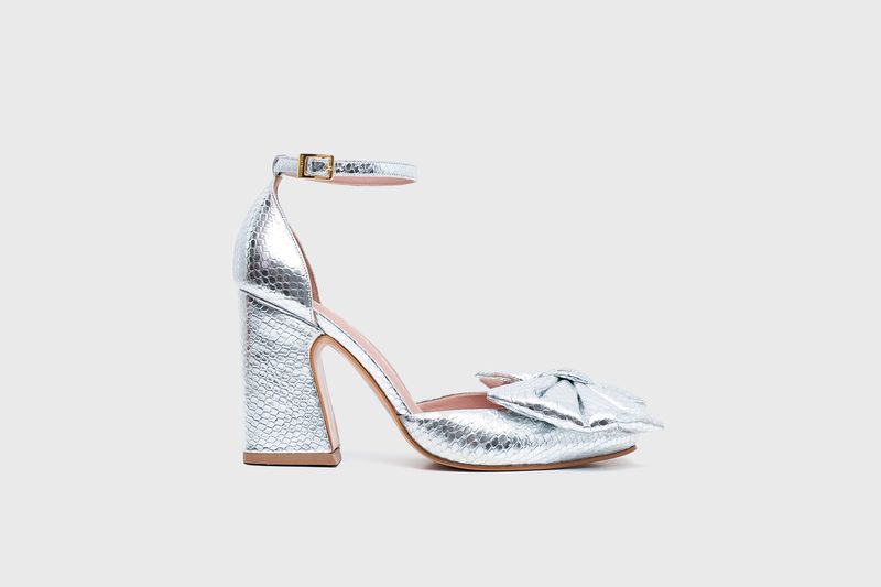 Butrich Silver Felicia Pump